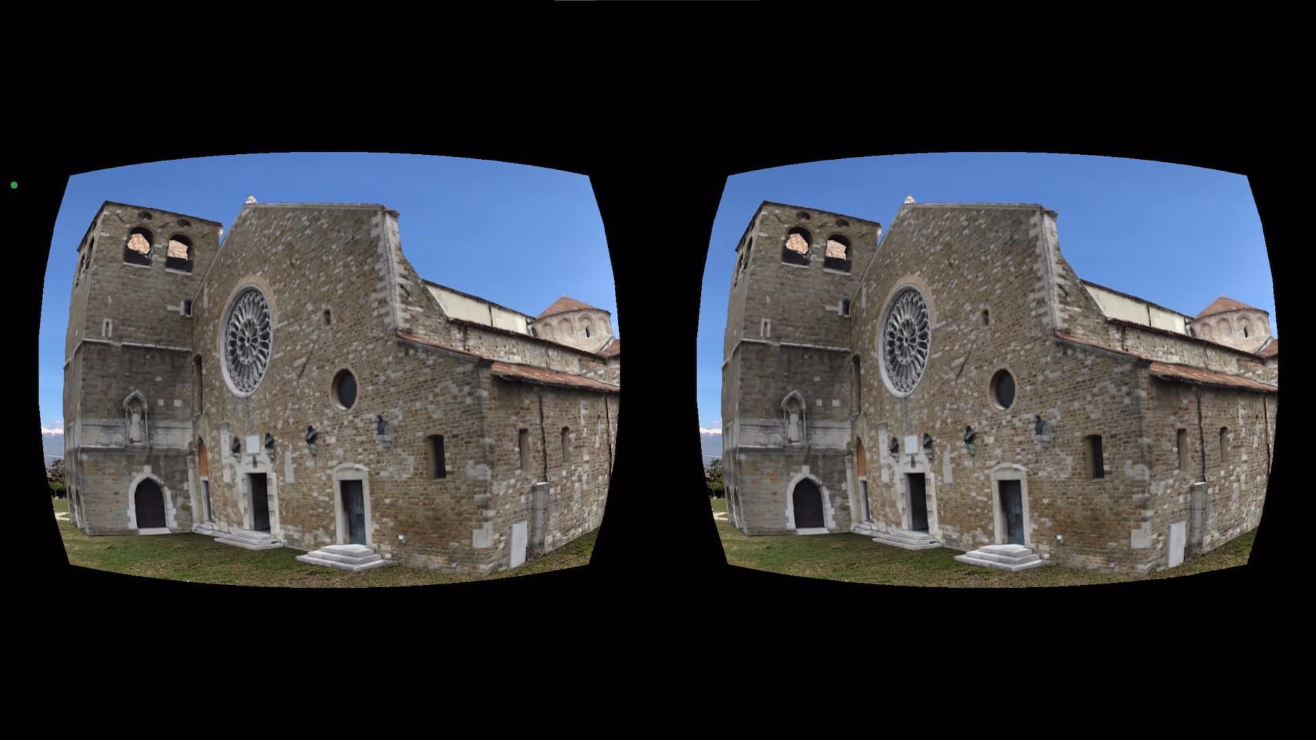 Steroscopic binocular visualization AR VR smartphone Cardboard