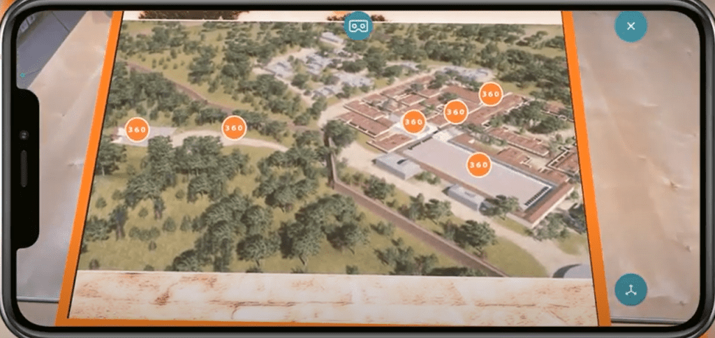 How to experience Roman colony with augmented reality thanks to the AR-media Player app 